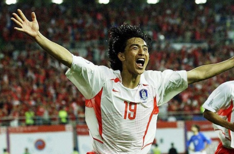 안정환 2002년 월드컵 경기 모습