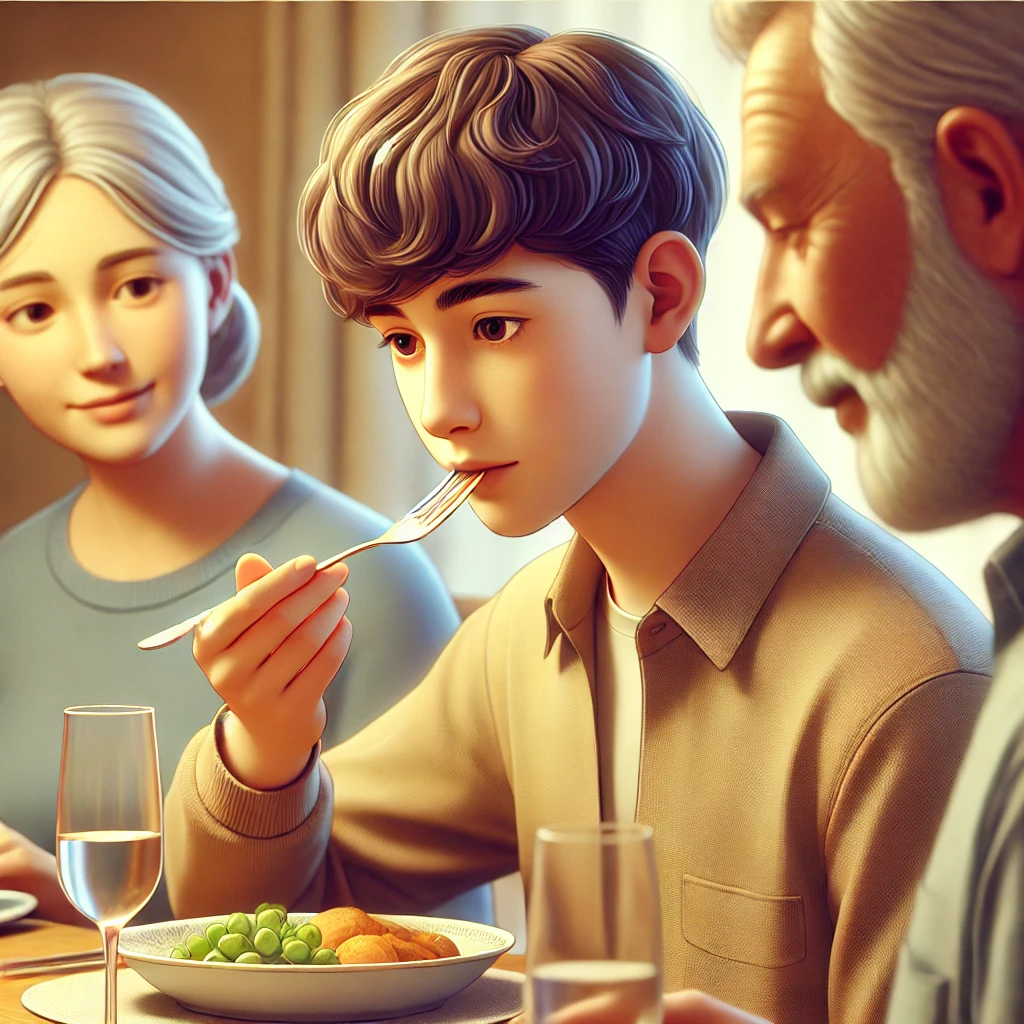 여자친구 부모님과의 식사 자리에서 매너 있게 식사