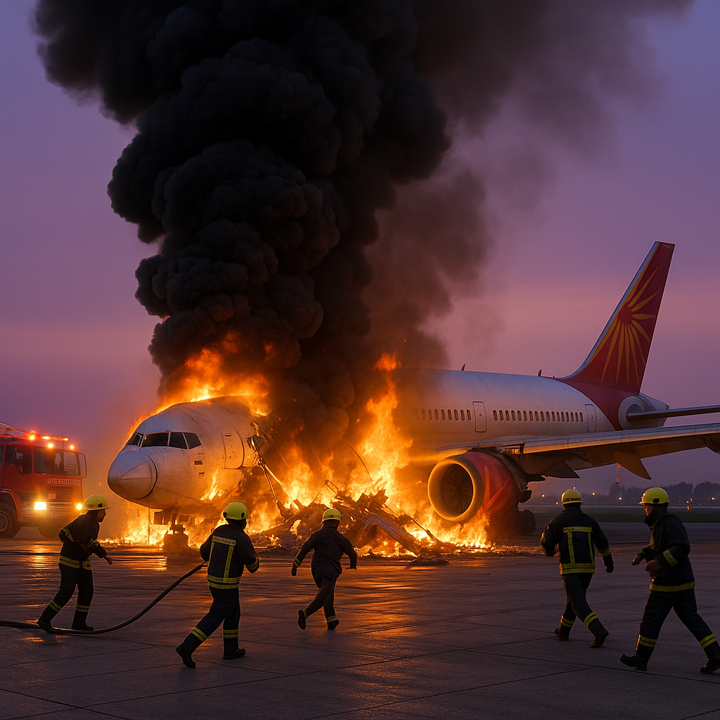 에어인디아-여객기-추락