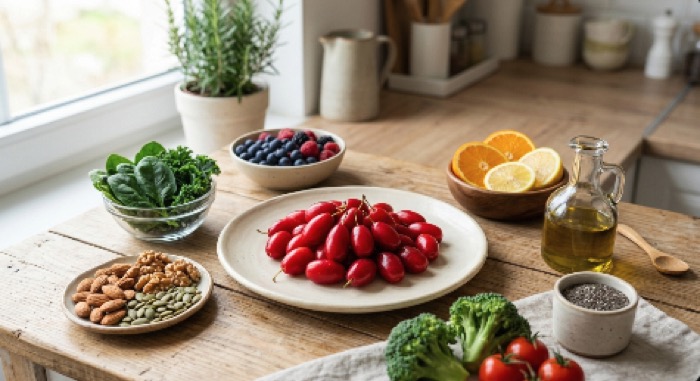 산수유 효능 건강 식단 구성