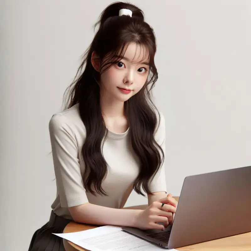 바이브코딩-뜻-독학-방법을-알아보는-여성의-모습