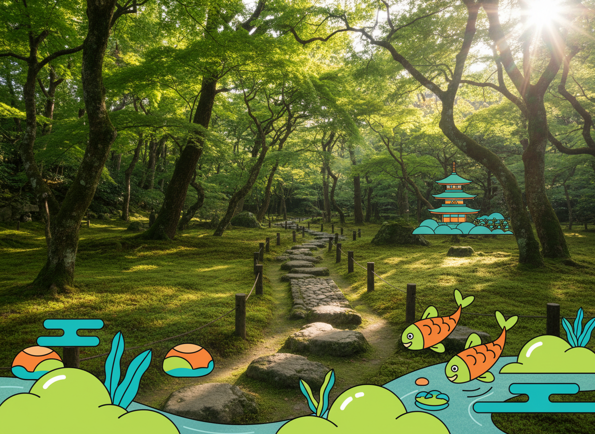 2026 교토 이끼정원 사이호지 예약 위치