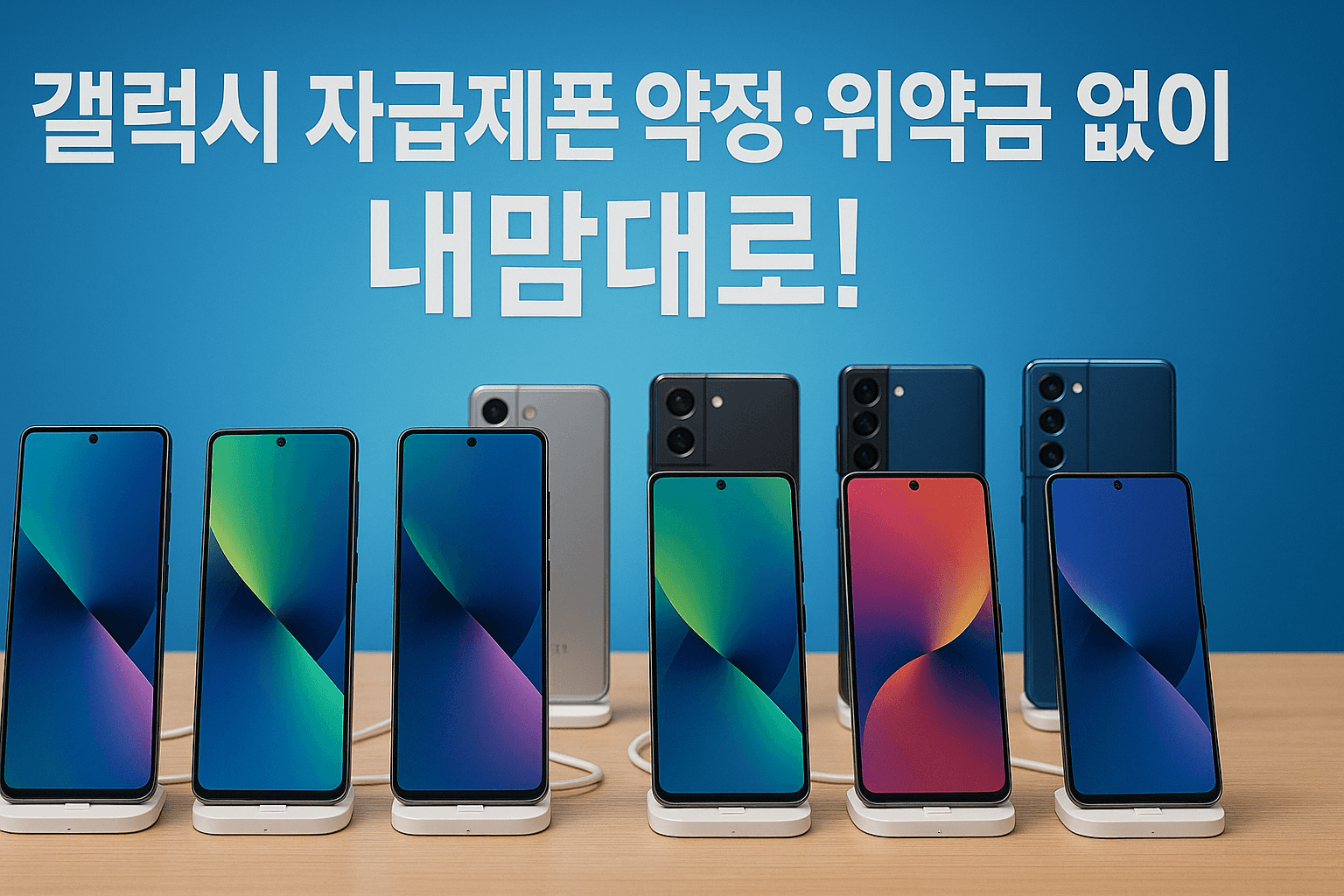 2025 갤럭시 자급제폰! 약정 & 위약금 없이 내맘대로!