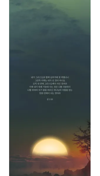 갈라디아서 3장 26절 묵상 - 너희가 다 믿음으로 말미암아 그리스도 예수 안에서 하나님의 아들이 되었으니_25