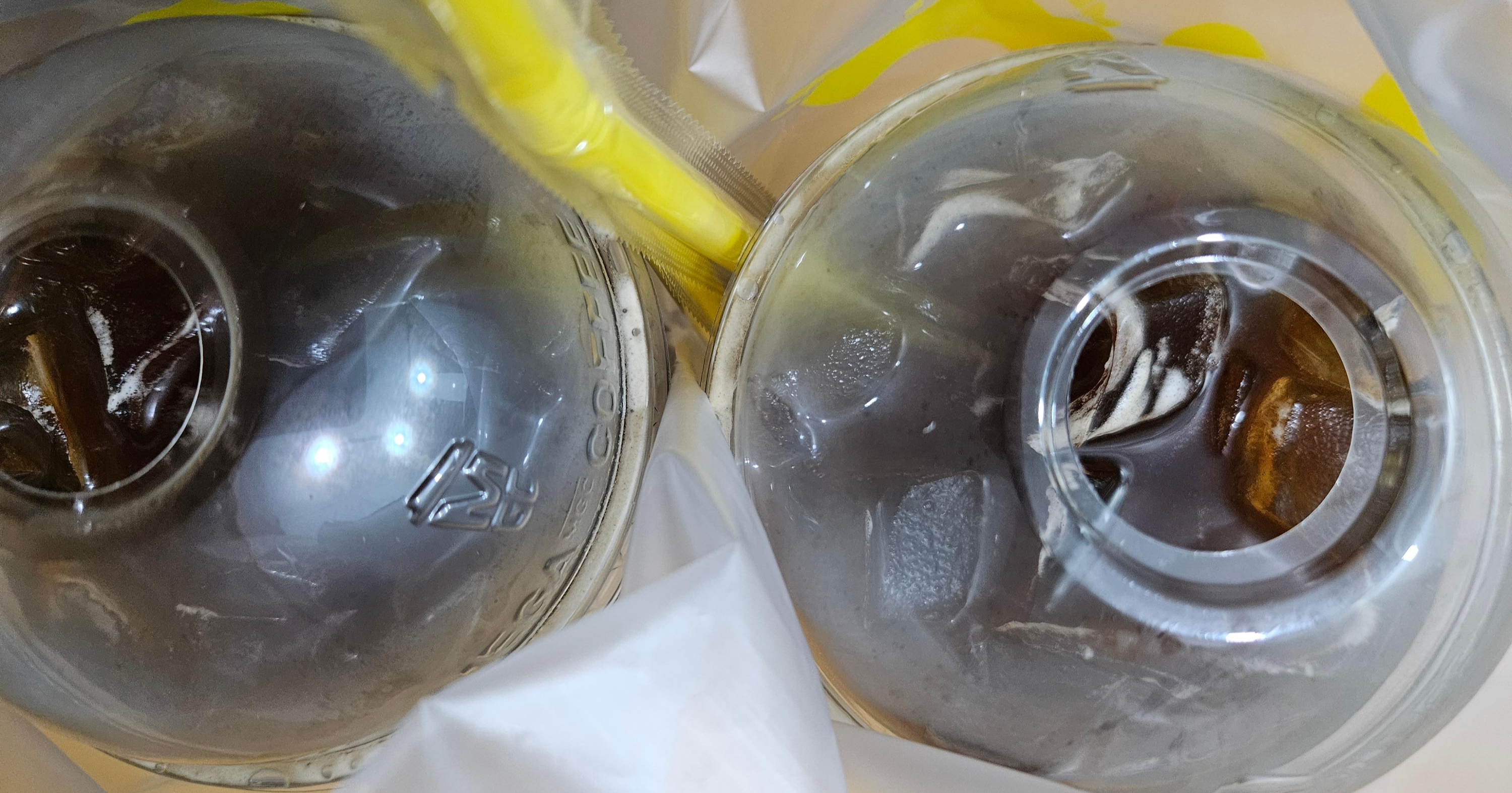 메가커피 아이스아메리카노 2잔
