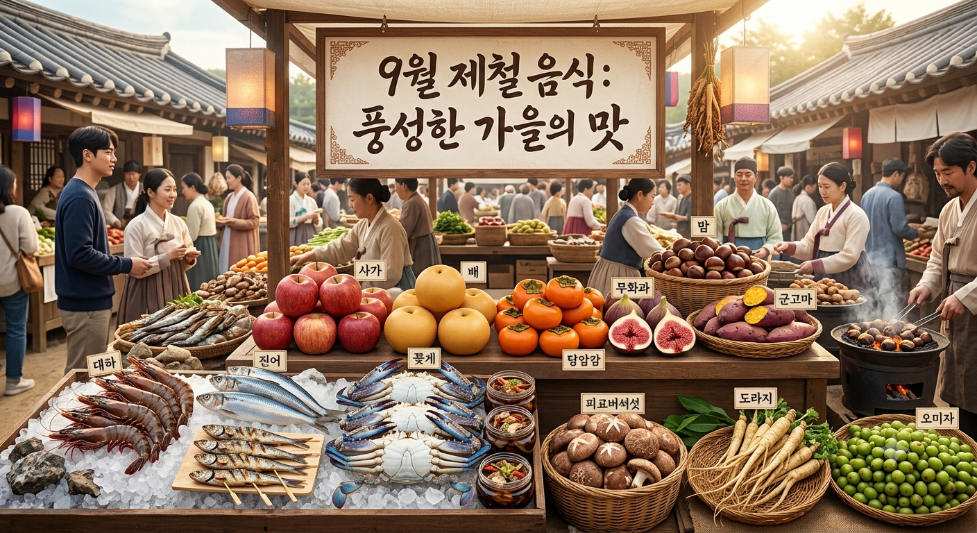 9월이 먹으면 좋은 음식들