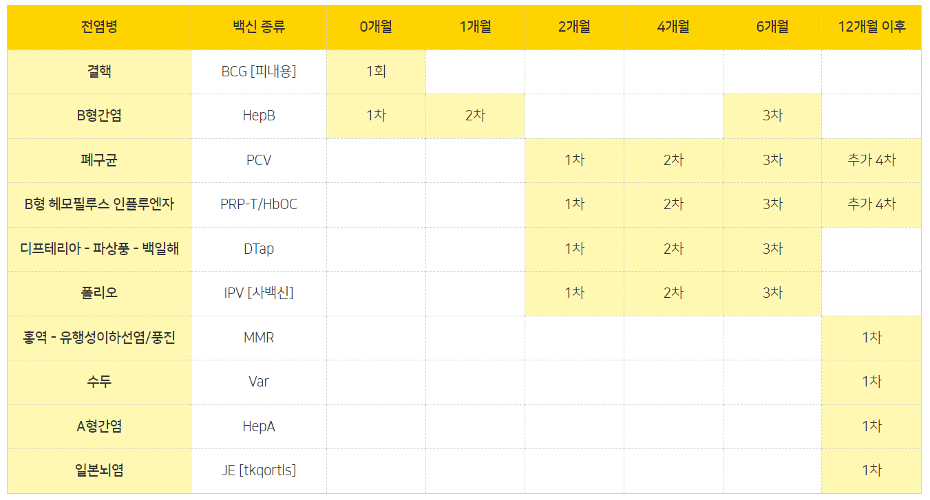 영아-시기별-예방접종