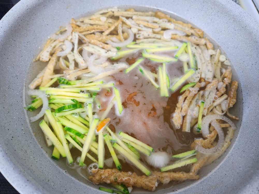 애호박 넣기
