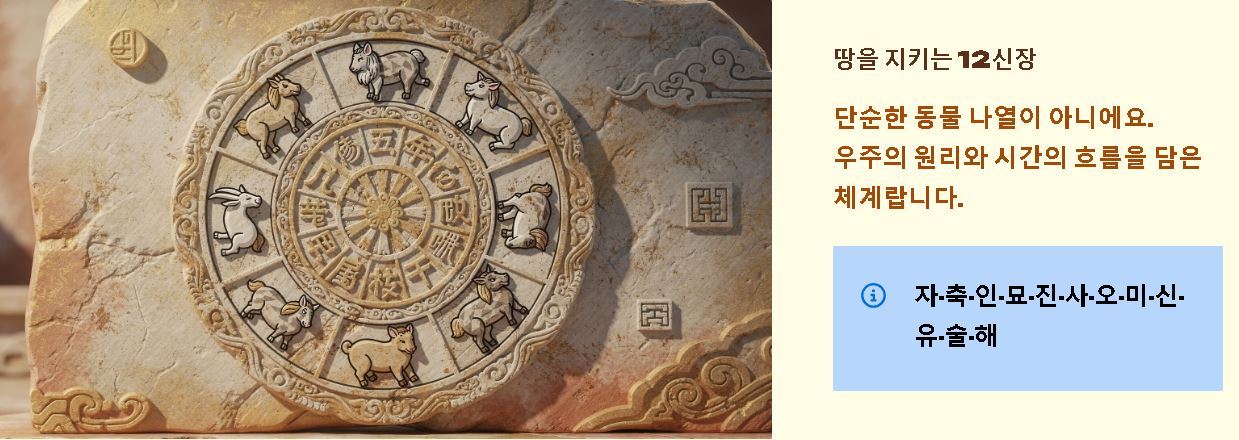 십이간지 순서 외우기