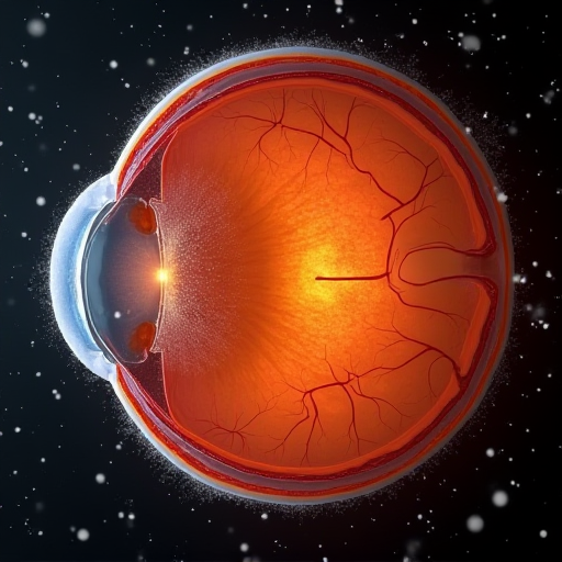 망막 박리 또는 손상