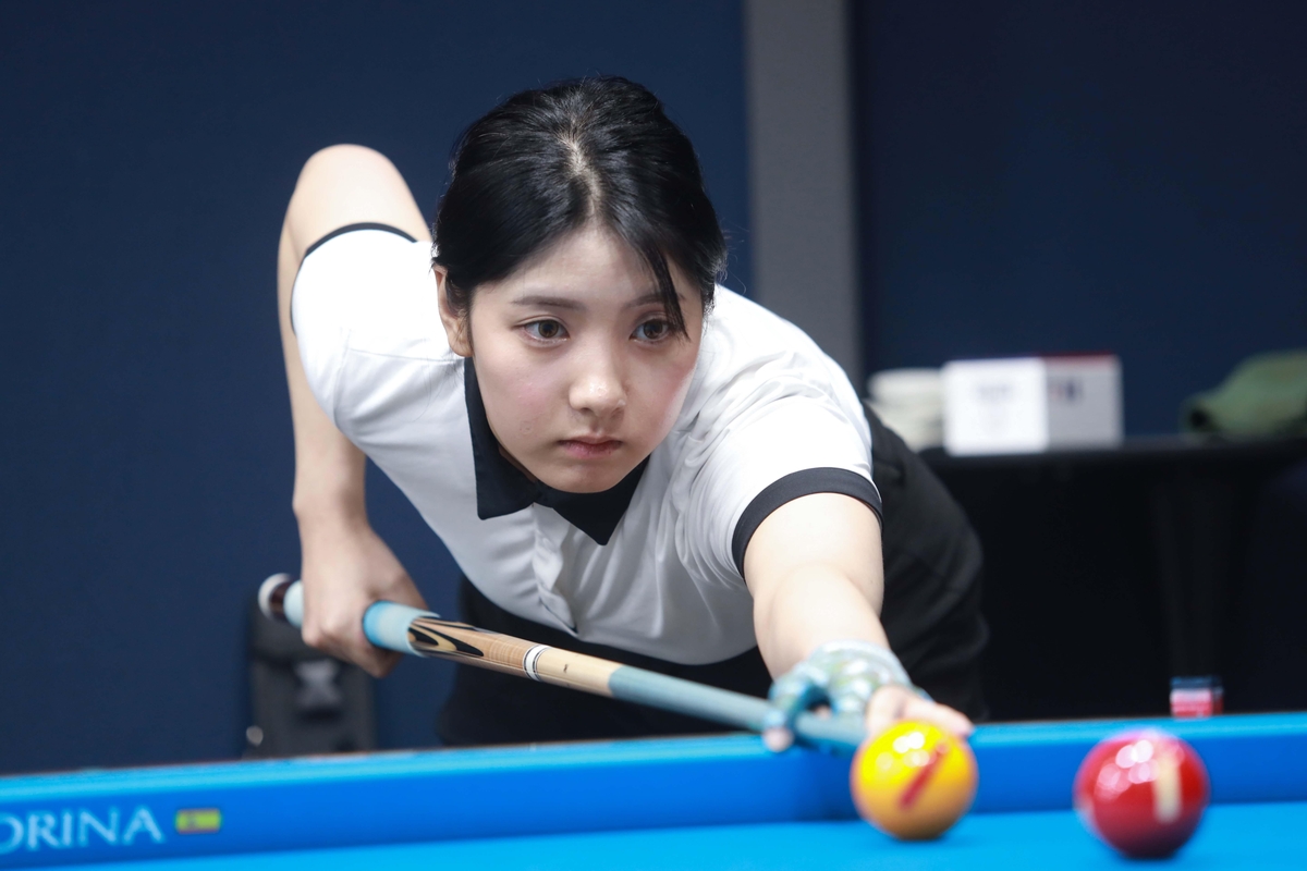 2024 LPBA 트라이아웃에서 경기하는 이선영