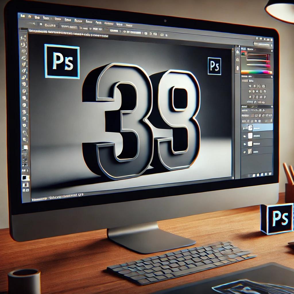 포토샵입체글시