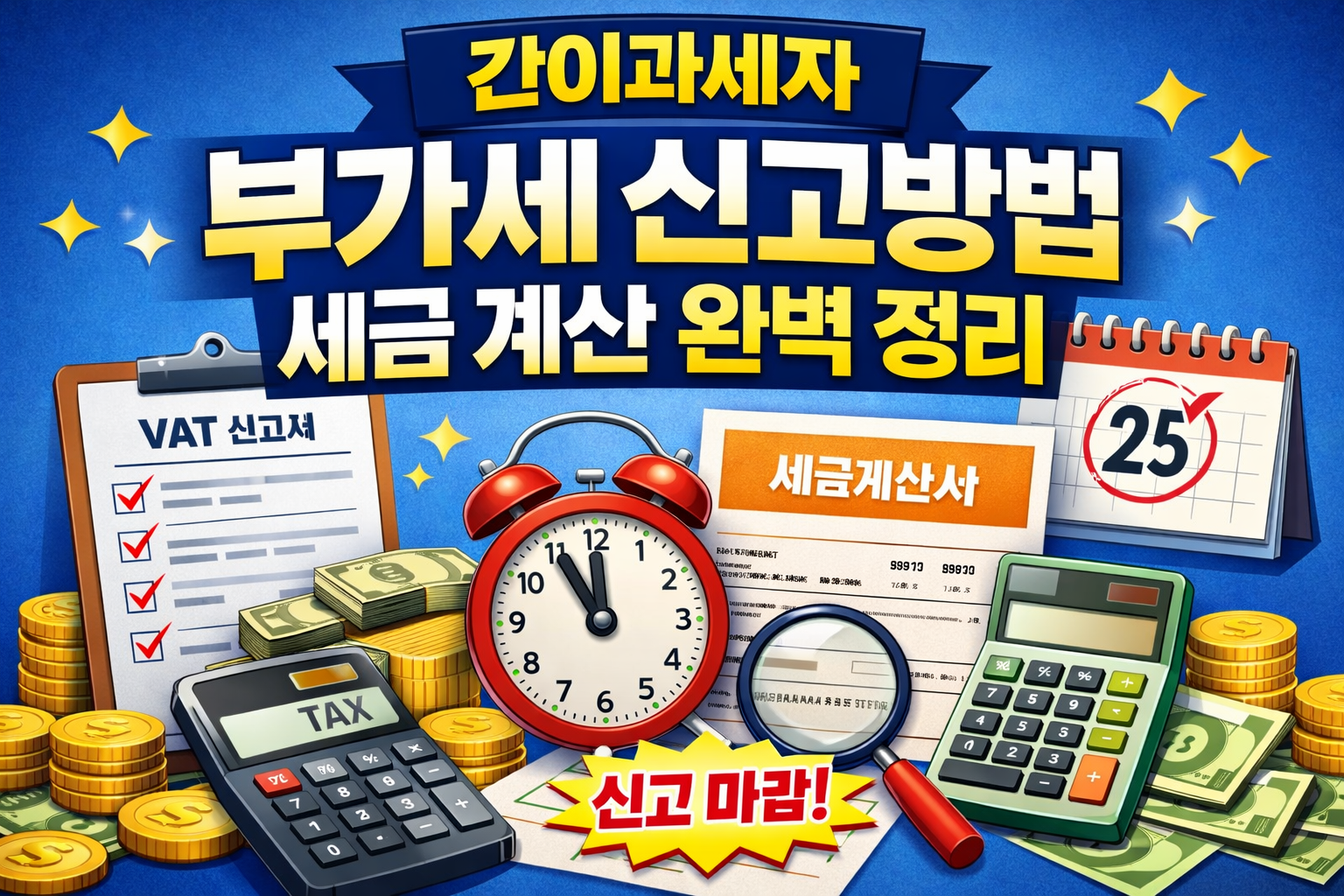 간이과세자 부가세 신고하러 가기