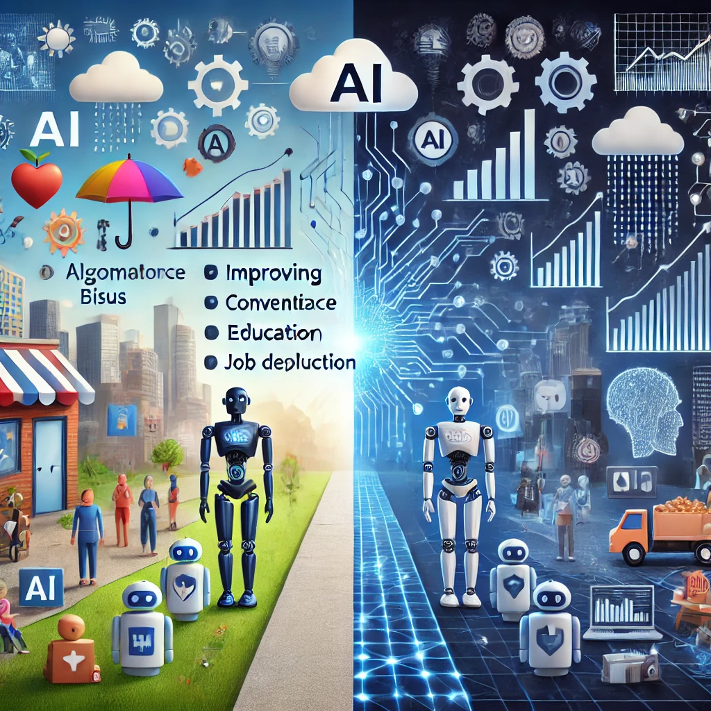 AI의 긍정적인 영향과 사회적 도전 과제