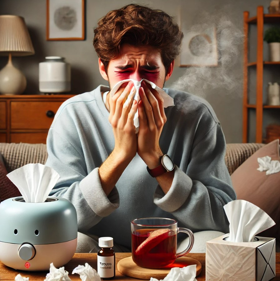 봄철 알레르기 비염 관련 이미지