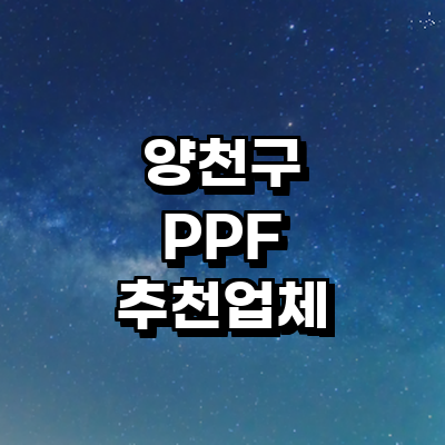 서울 양천구 ppf