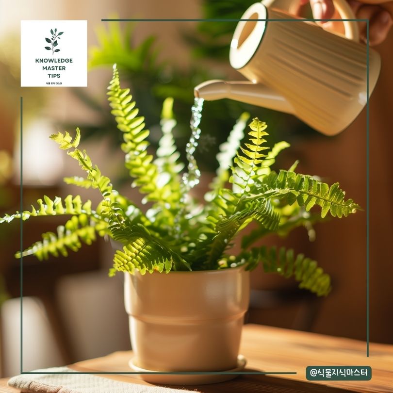 보스턴 고사리 분갈이 가이드