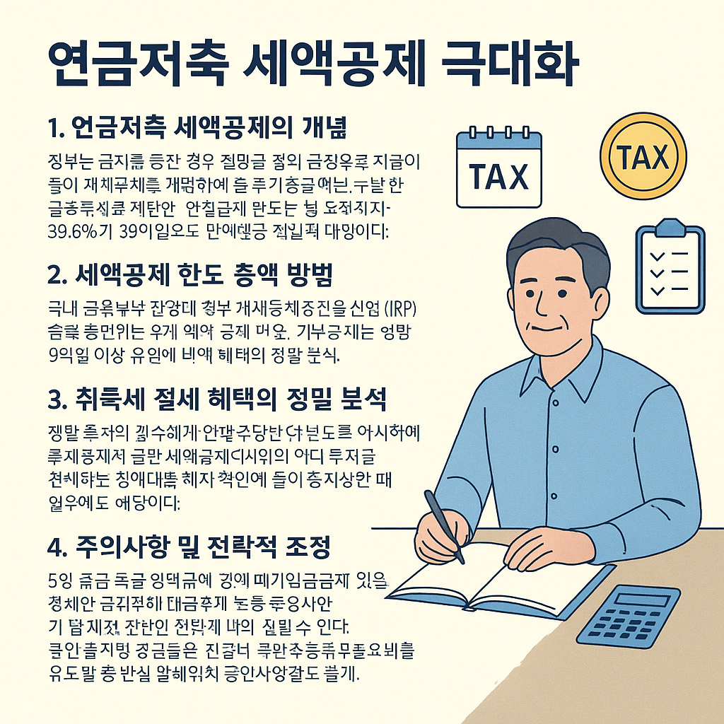 40대 연금저축 세액공제 극대화