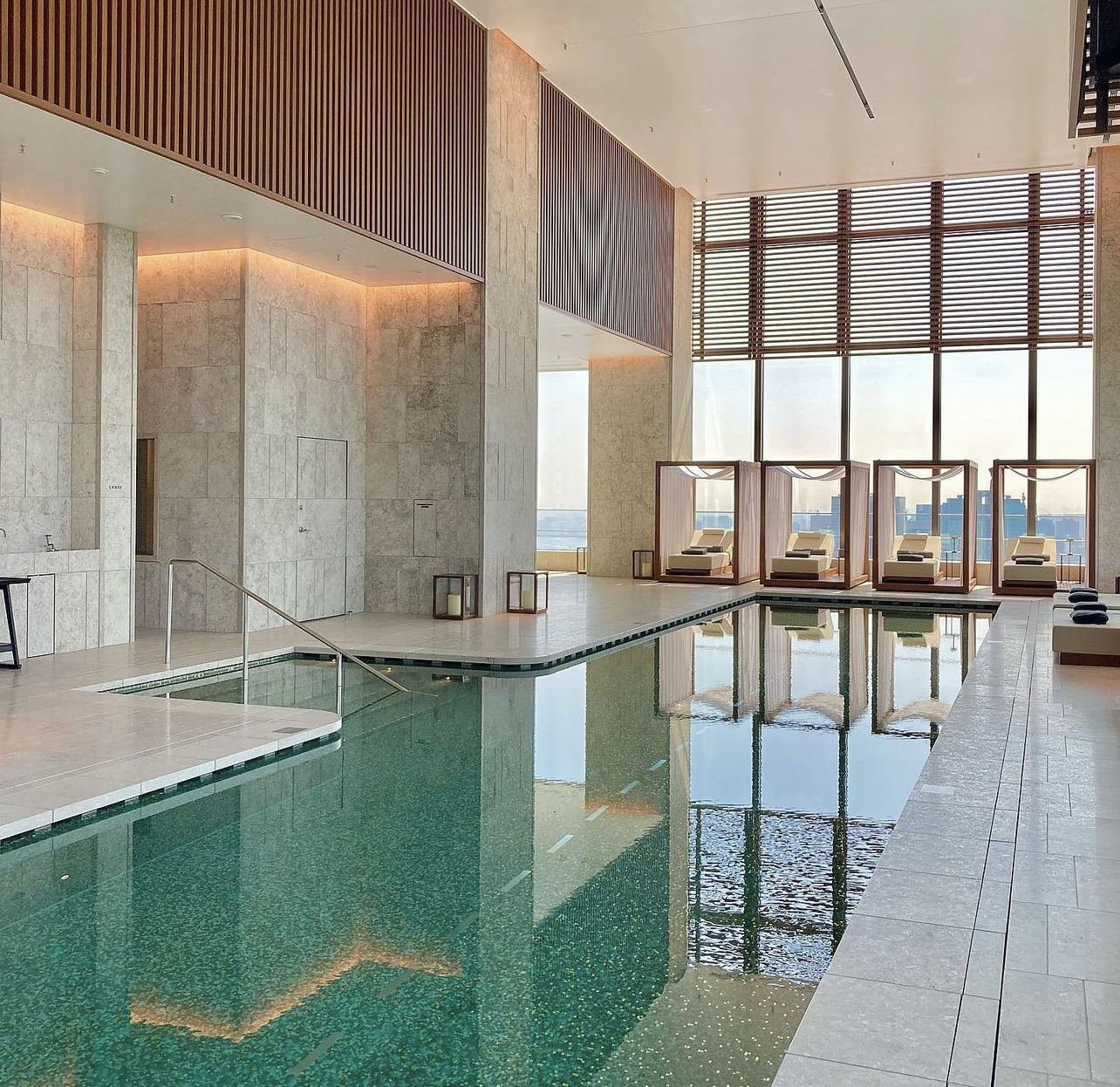 불가리호텔 수영장