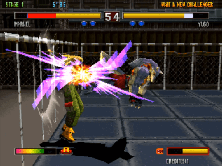 늑대로-변신하여-적을-공격하는-화면