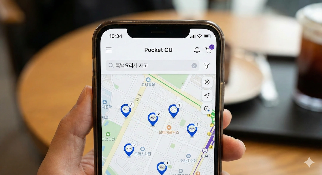 CU 편의점: 포켓CU 앱으로 1분 만에 찾기