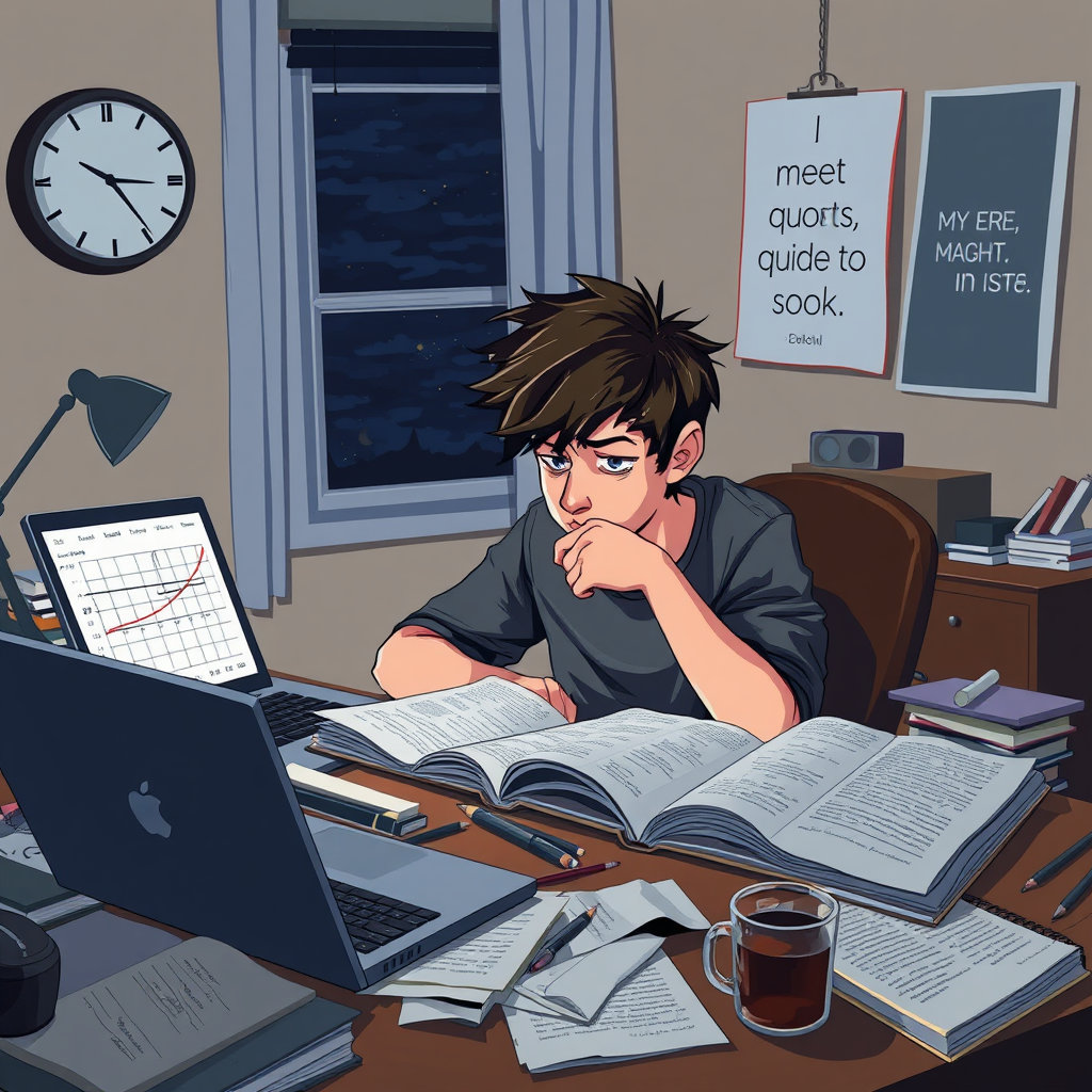 사춘기 자녀의 학업 스트레스