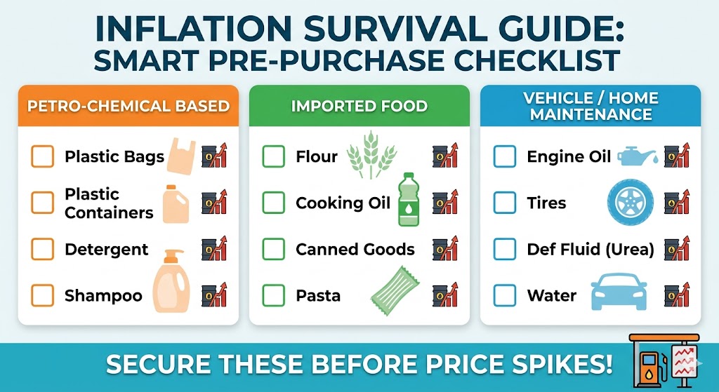 "이란 전쟁 유가 폭등 대비 현명한 선취매 생필품 체크리스트 TOP 3"