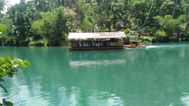 로복강 배 투어 사진