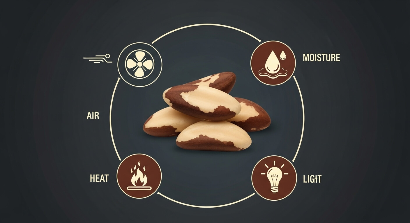 1. 브라질너트는 왜 쉽게 상할까?