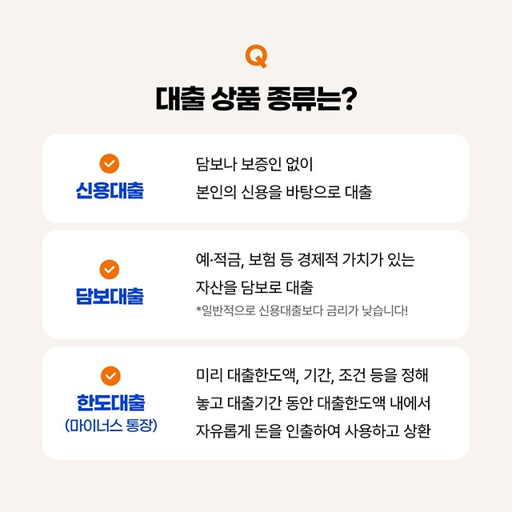 직장인 신용 대출 조건
