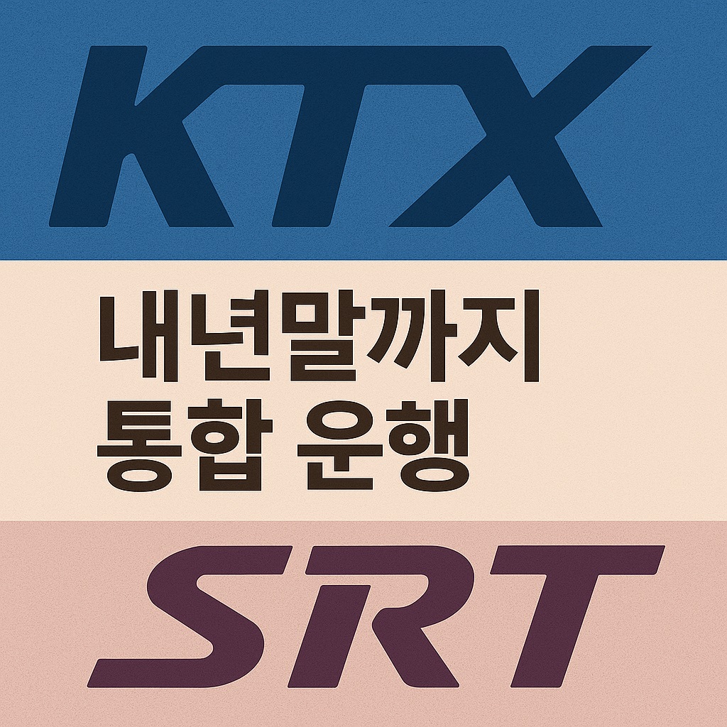 KTX·SRT 내년말까지 통합