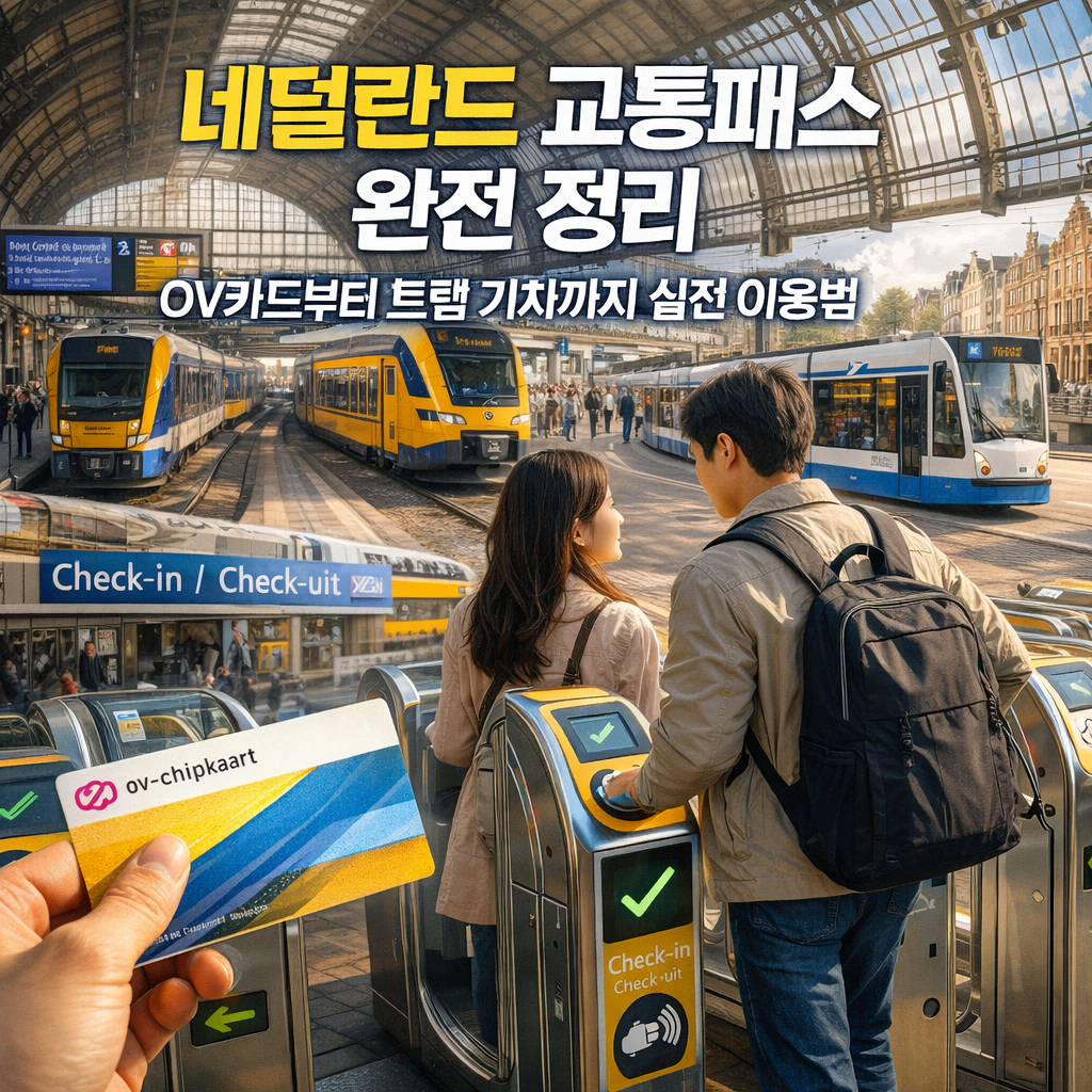 네덜란드 교통패스 완전 정리 OV카드부터 트램 기차까지 실전 이용법