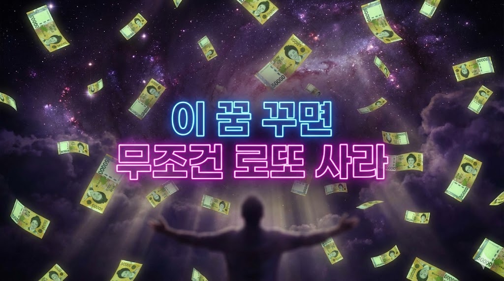 이 꿈을 꾸셨나요? 하늘이 당신에게 보낸 1등 당첨 신호입니다!
