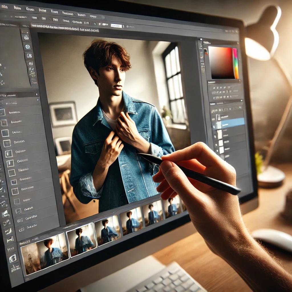 포토샵 배경 흐리게