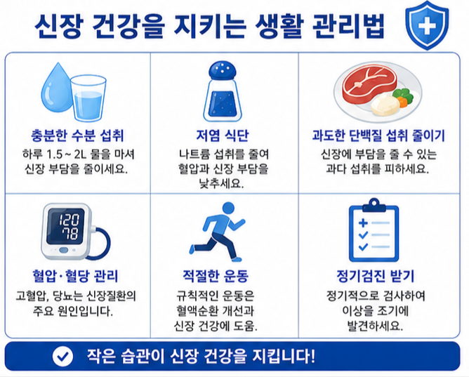 신장 건강 관리법
