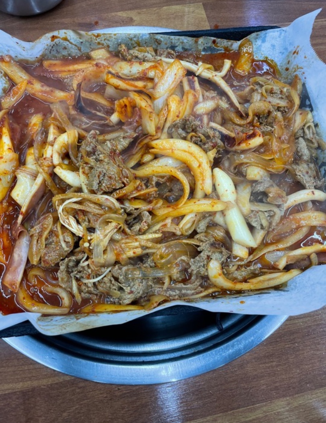 불고기, 오징어볶음