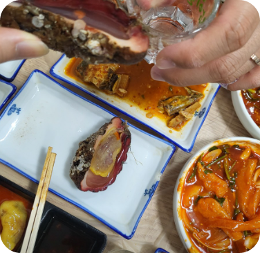스타의고장 다찌 한상 통영 맛집