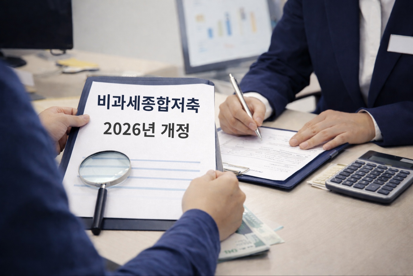 비과세 종합저축 가입 요건과 변경 사항을 한눈에 확인할 수 있는 체크리스트 형태의 금융 정보 요약 이미지