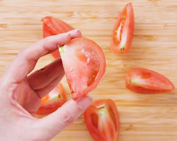 토마토 자르는법, 토마토 예쁘게 자르기,팁줌
