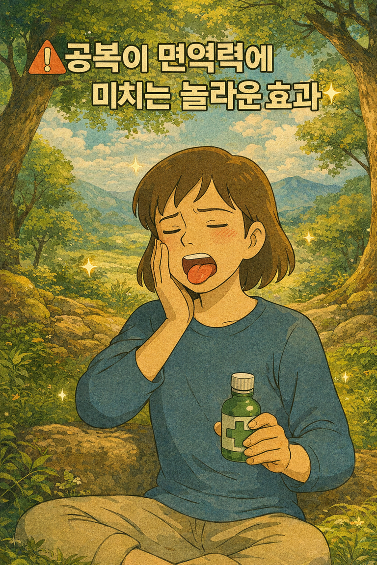 🍀 공복이 면역력에 미치는 놀라운 효과