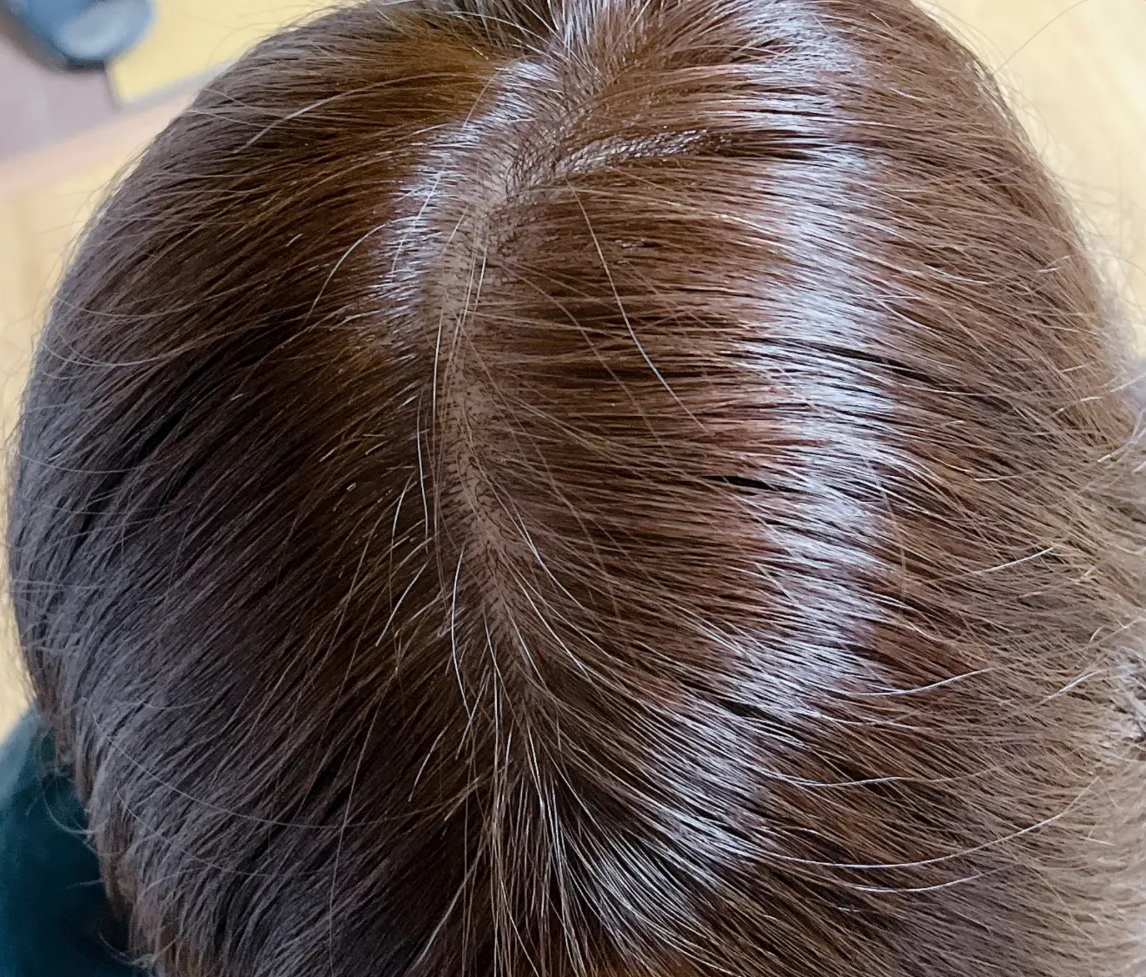 에브리그린칼라 4.3호 염색 후 사진