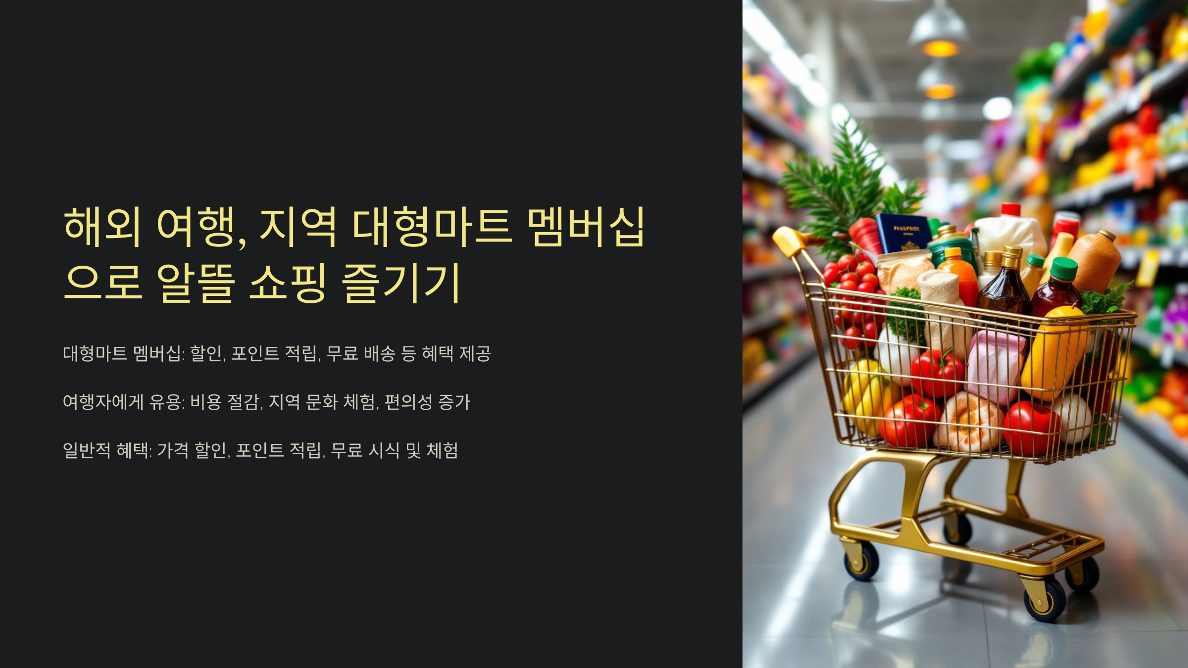 해외 대형마트 멤버십