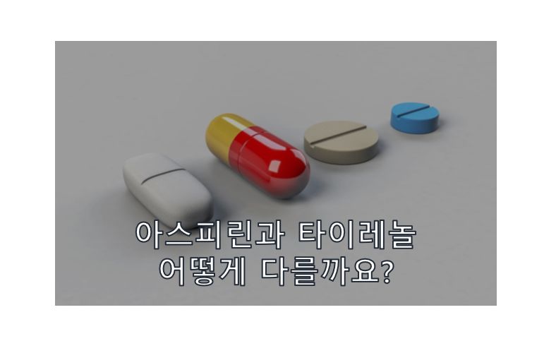 아스피린 약 그래픽 사진