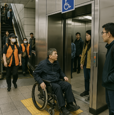 장애인 이동권 투쟁의 역사 관련 이미지