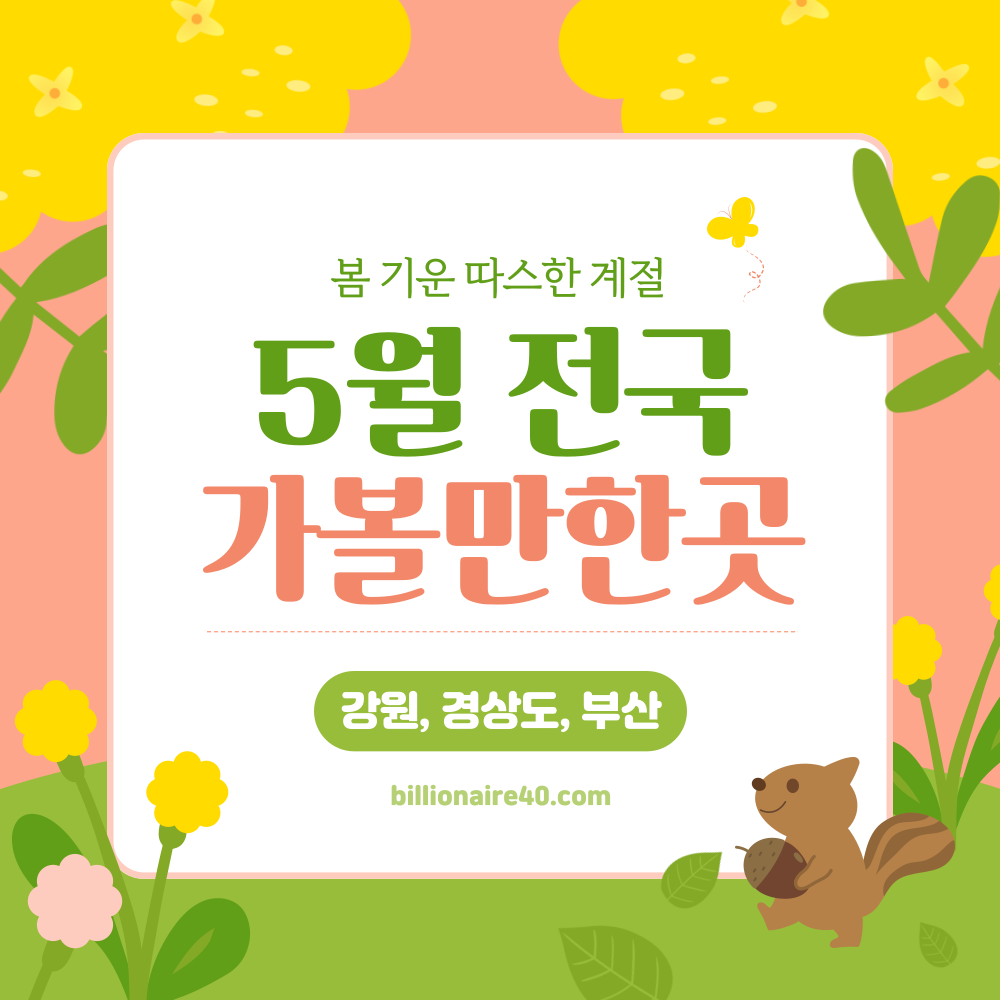 5월-가볼만한곳-강원,경상도,부산편