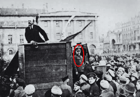 레닌의 연설 사진