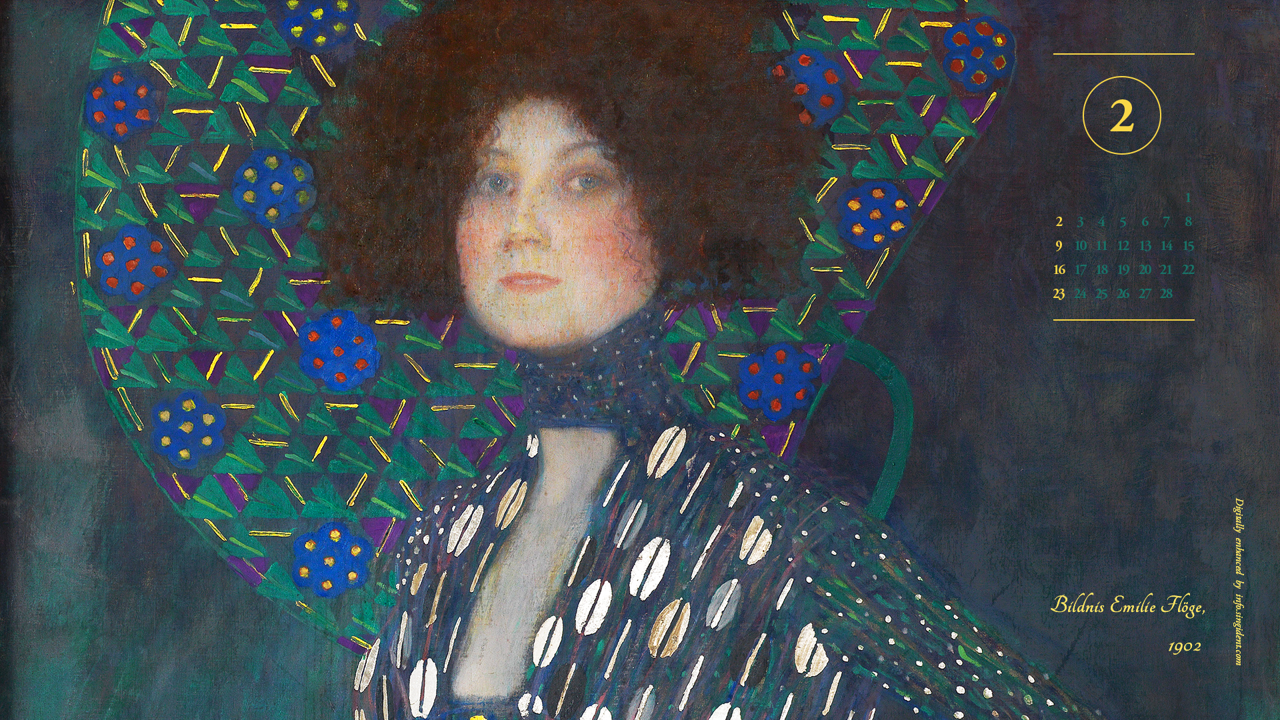 06 에밀리 플뢰게의 초상 A - 2025년2월 노트북배경화면