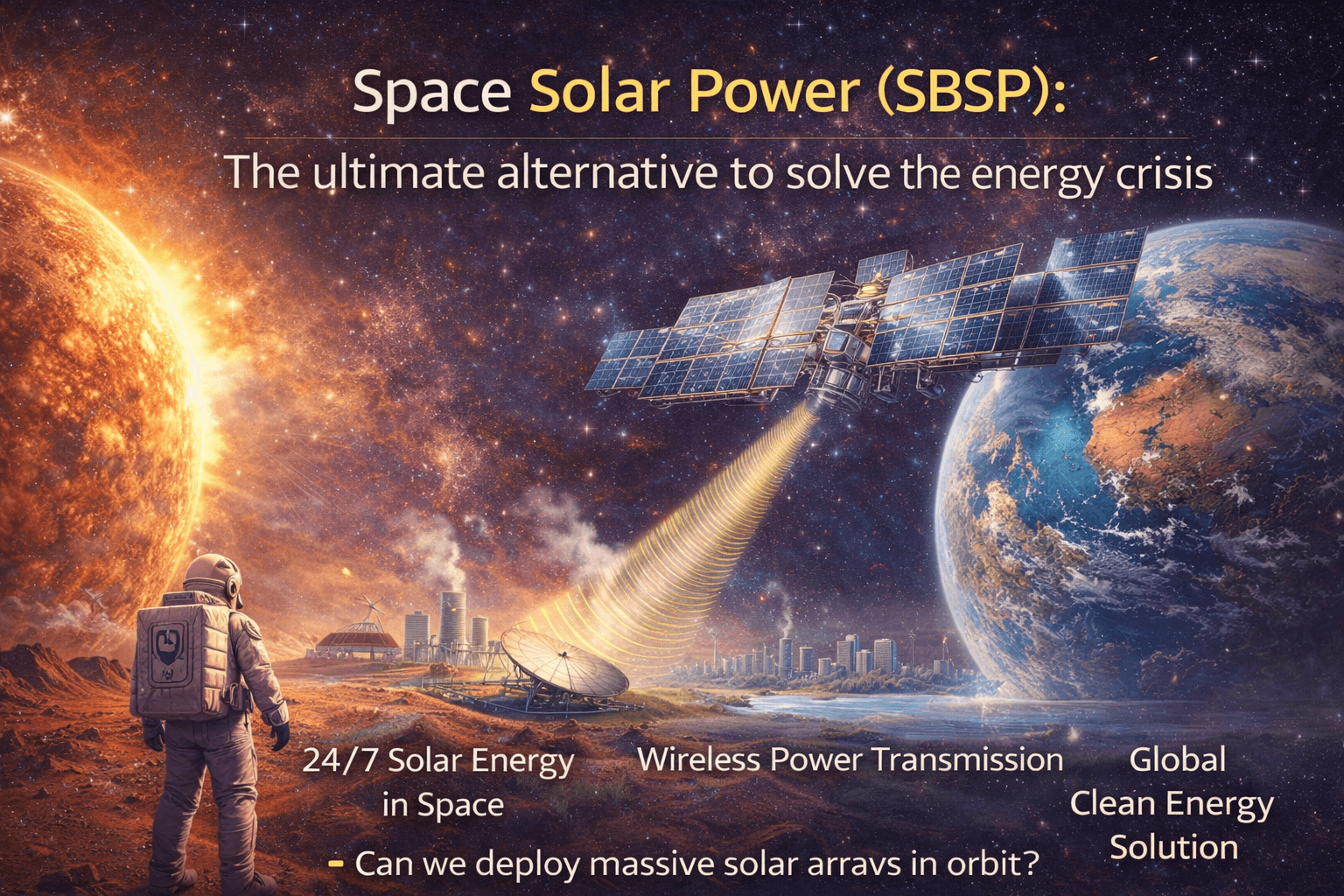 우주 태양광 발전(SBSP): 에너지 위기를 해결할 궁극의 대안