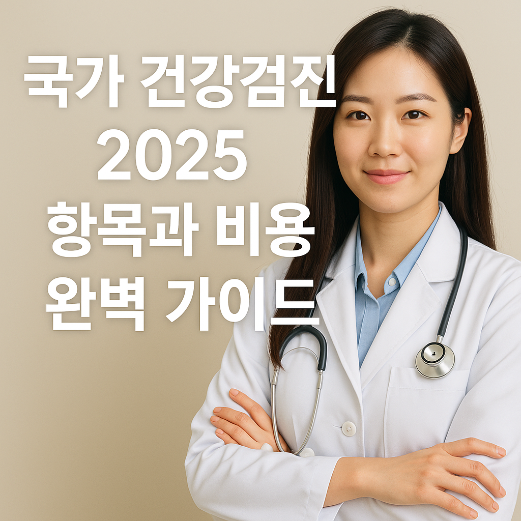 국가 건강검진 2025 항목과 비용 완벽 가이드