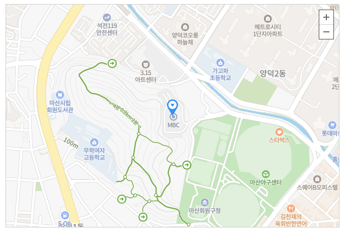 MBC경남홀 위치